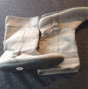 Women's Gray Slouch Boots